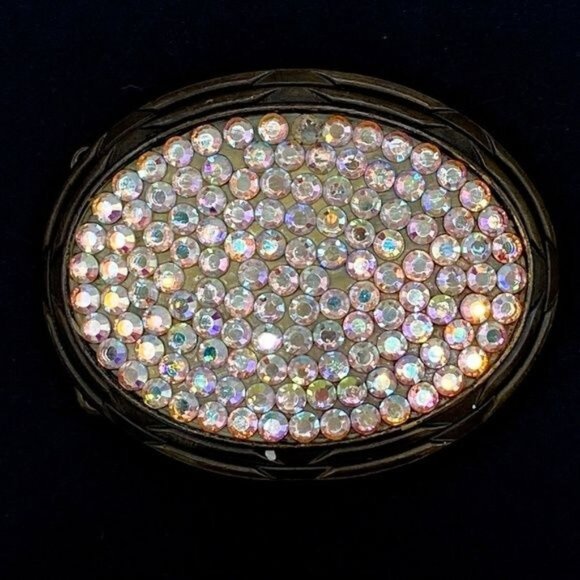 tres flores Accessories - Vintage Tres Flores Swarovski Crystal Belt Buckle